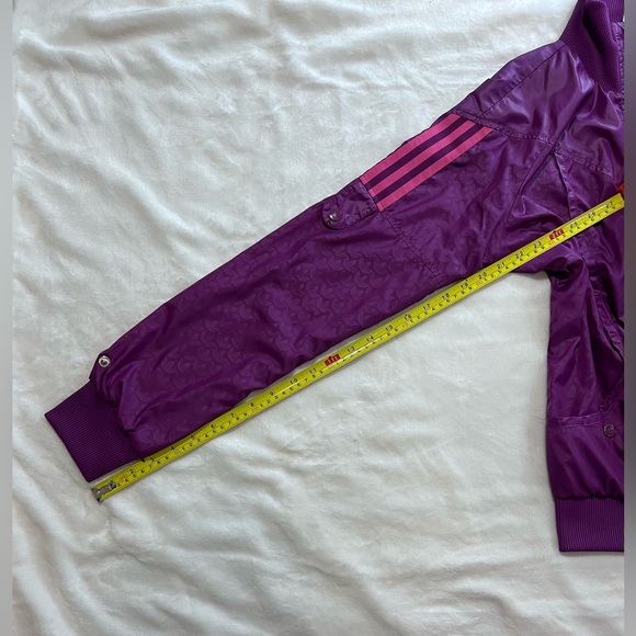 Purple and pink Adidas bomber/ rain jacket size Large - Picture 7 of 12